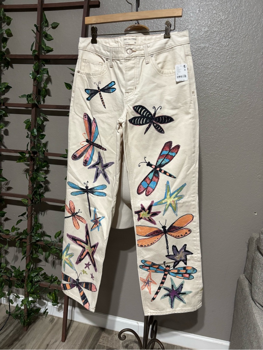 ▪️NWT Free People We The Free Tennessee Low-Rise Illusions Jeans Dragonfly 29 - Picture 9 of 15